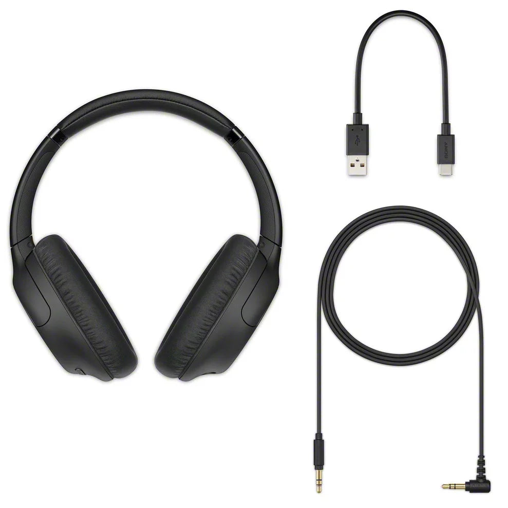 Noise-Canceling Headphones Wireless and Deco Gear the WH-CH710N Bundle Headphones Case Stand (Black) for WHCH710N Headphone Model with