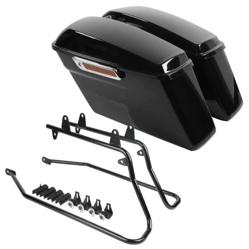 Brackets For Saddle Hard Saddlebags w/ Bags Conversion FLST Harley-Davidson