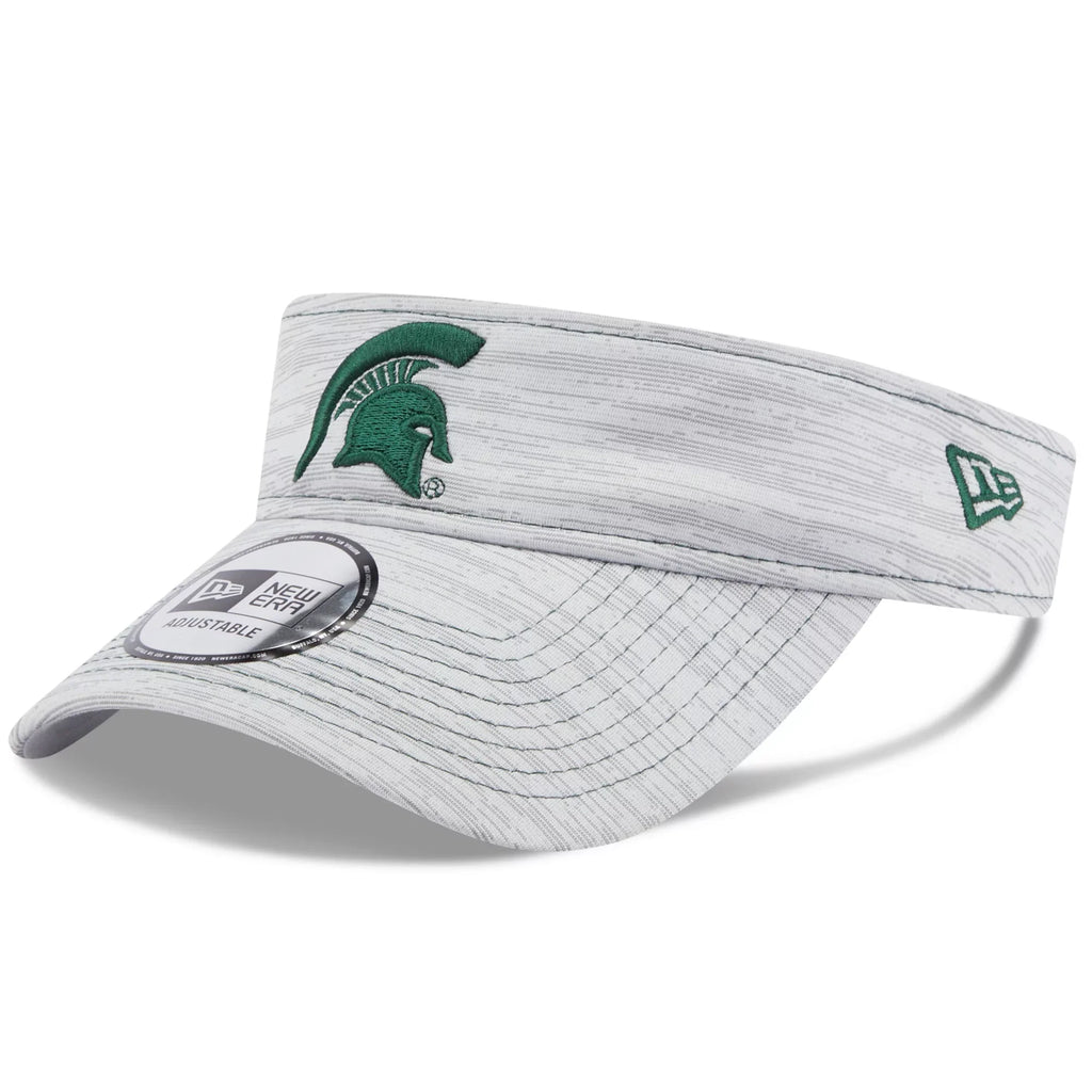 Era Adjustable Logo New State Visor Gray Men's OSFA - Spartans Michigan