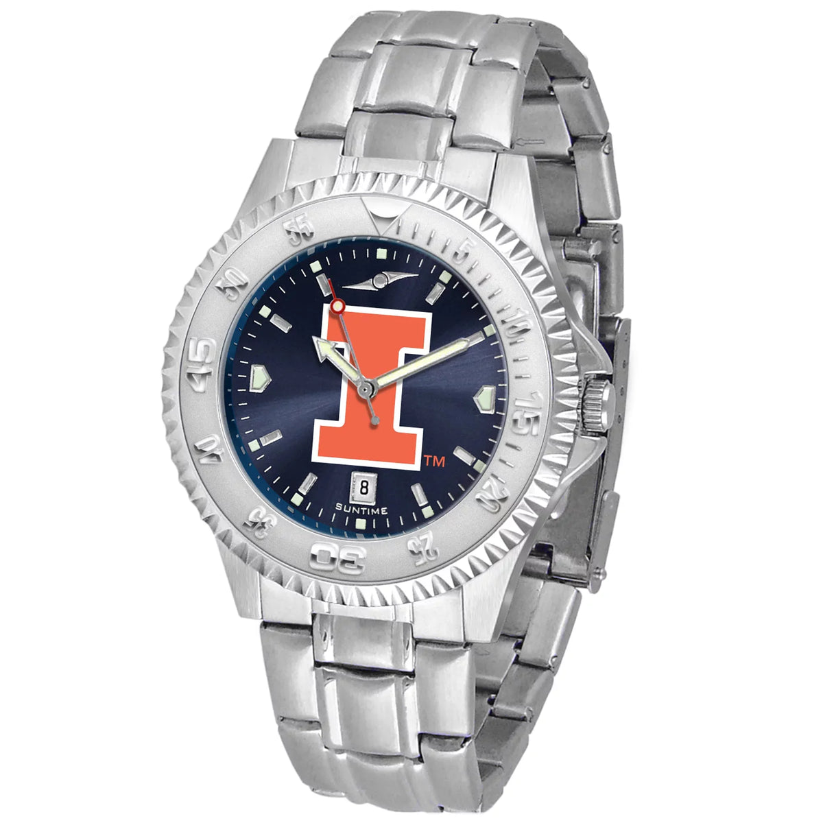 AnoChrome Illini Steel Illinois Fighting Watch Competitor Navy