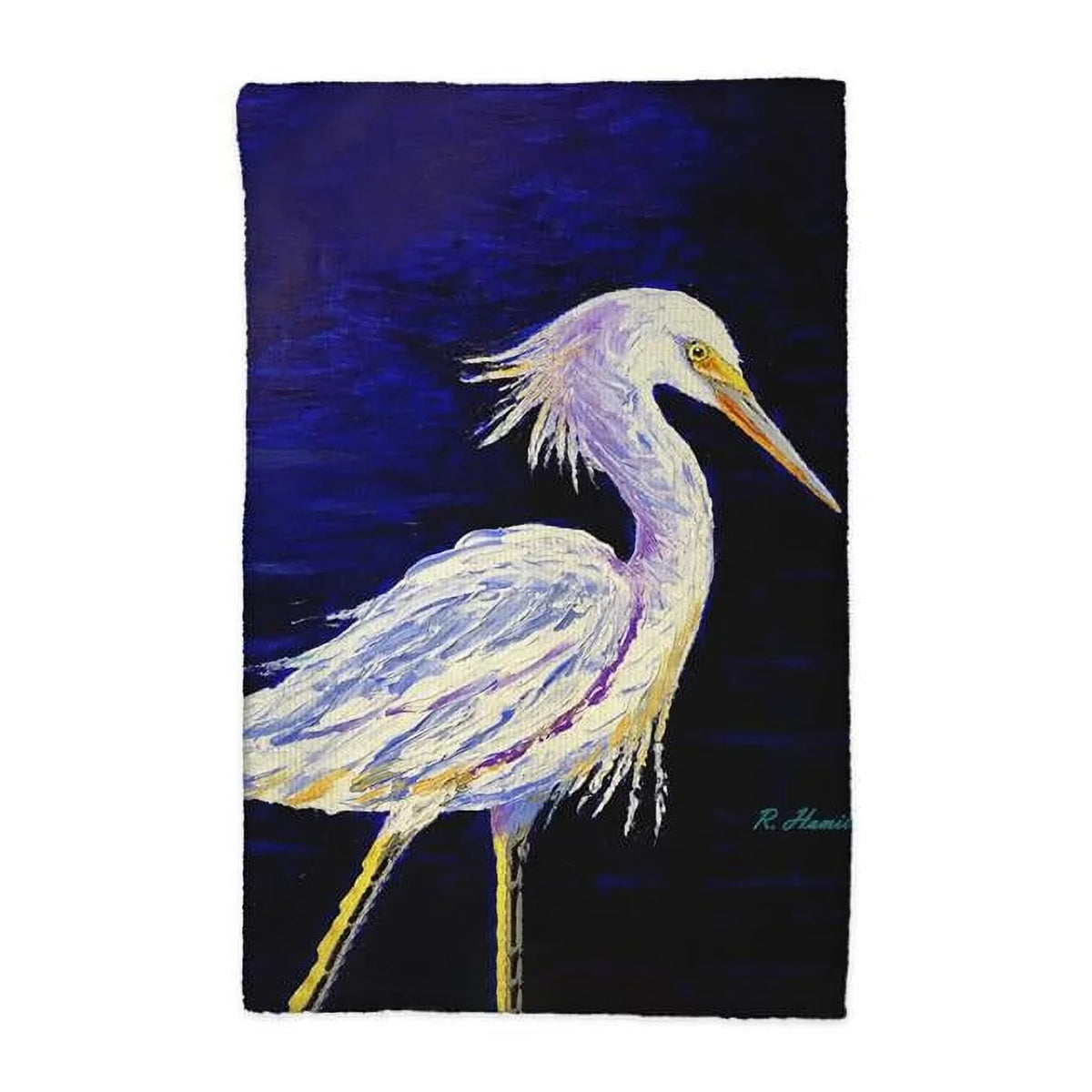 25 16 in. Snowy Egret x Towel Kitchen Palette