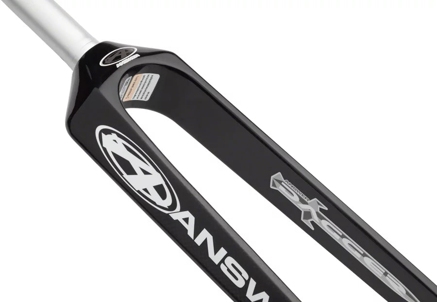 BMX Dropout Carbon Black 24" Forged Answer Fork Legs Matte 20mm Pro Dagger