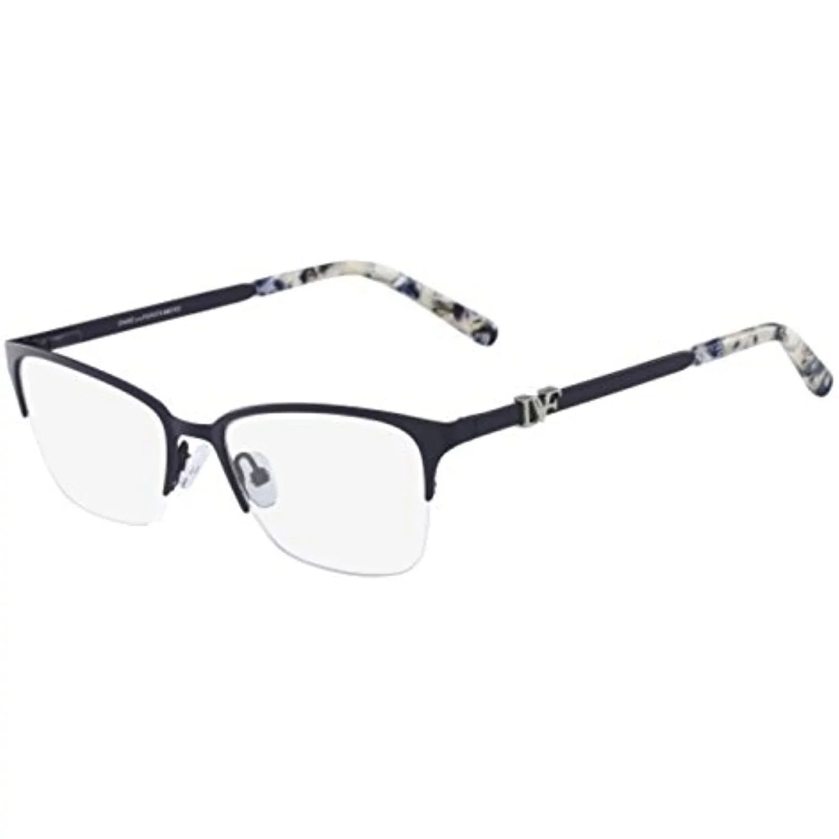 8056 Furstenberg with Case von DVF 52mm Diane NEW Eyeglasses 414 DVF Navy