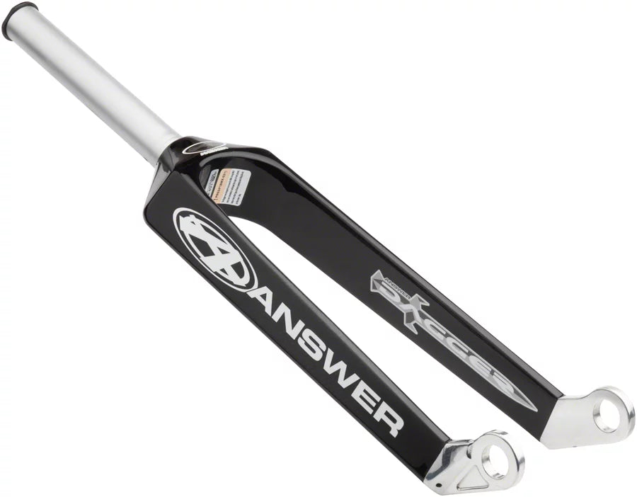 BMX Dropout Carbon Black 24" Forged Answer Fork Legs Matte 20mm Pro Dagger