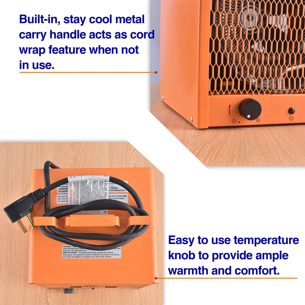 Hz,3 NEMA#6-30R,Industrial the Phase Heater, Watt 240 4800 , Volt/60 Forced Plug Fan Aain