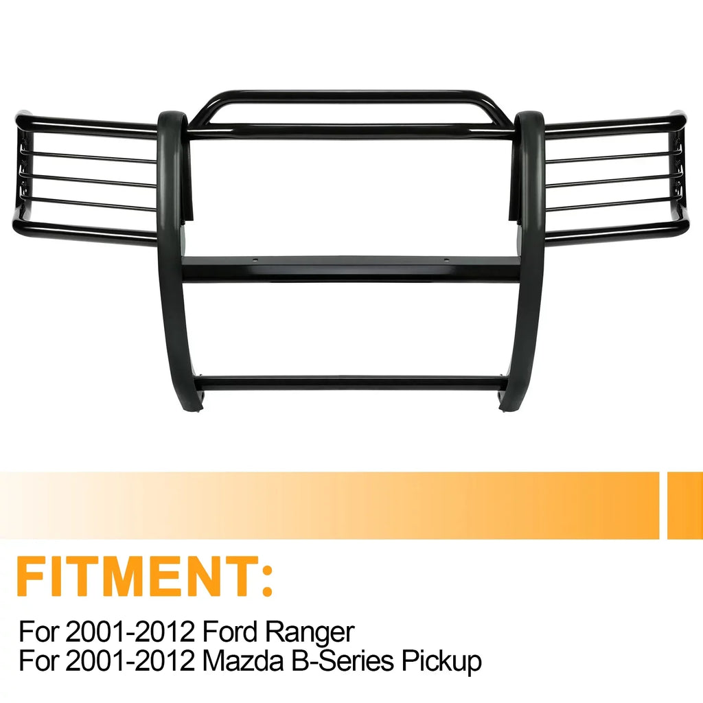 for Ranger Front 02 Truck Coated 07 Steel Mazda Guard B4000 11 Grill Powder Pickup Grille 06 05 09 Black 08 04 Brush 10 HECASA 2012 03 2001