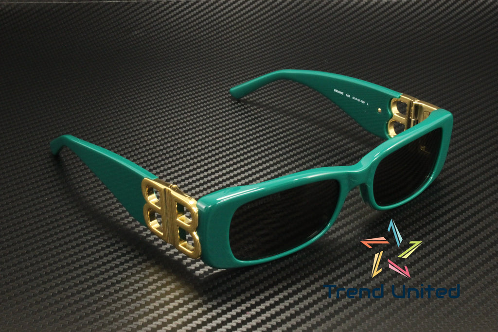 Grey Rectangular Sunglasses Ladies BB0096S Balenciaga 51 006