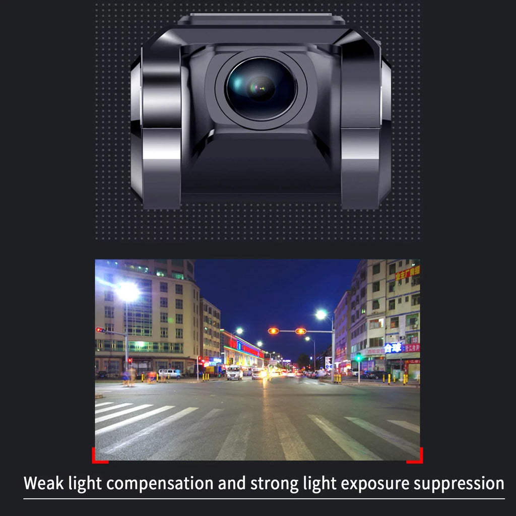 Detection Dash DVR Cycle Motion G-sensor Cam ADAS Player Android USB Recording