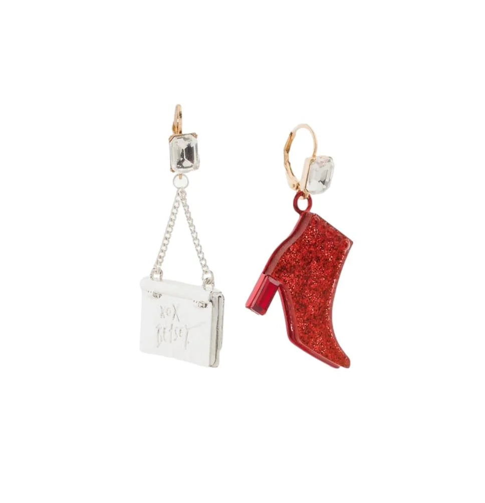 Boot Women Johnson Going Purse Betsey Earrings Out & All for