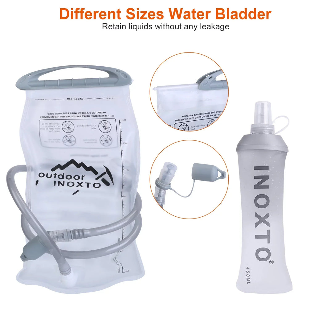 Running Grey for Backpack, Vest Vest with Race Runing liquid Running Hydration Pack liquid Hydration Cycling iMounTEK Hiking 2.4L Bag Marathon Trail Bladder