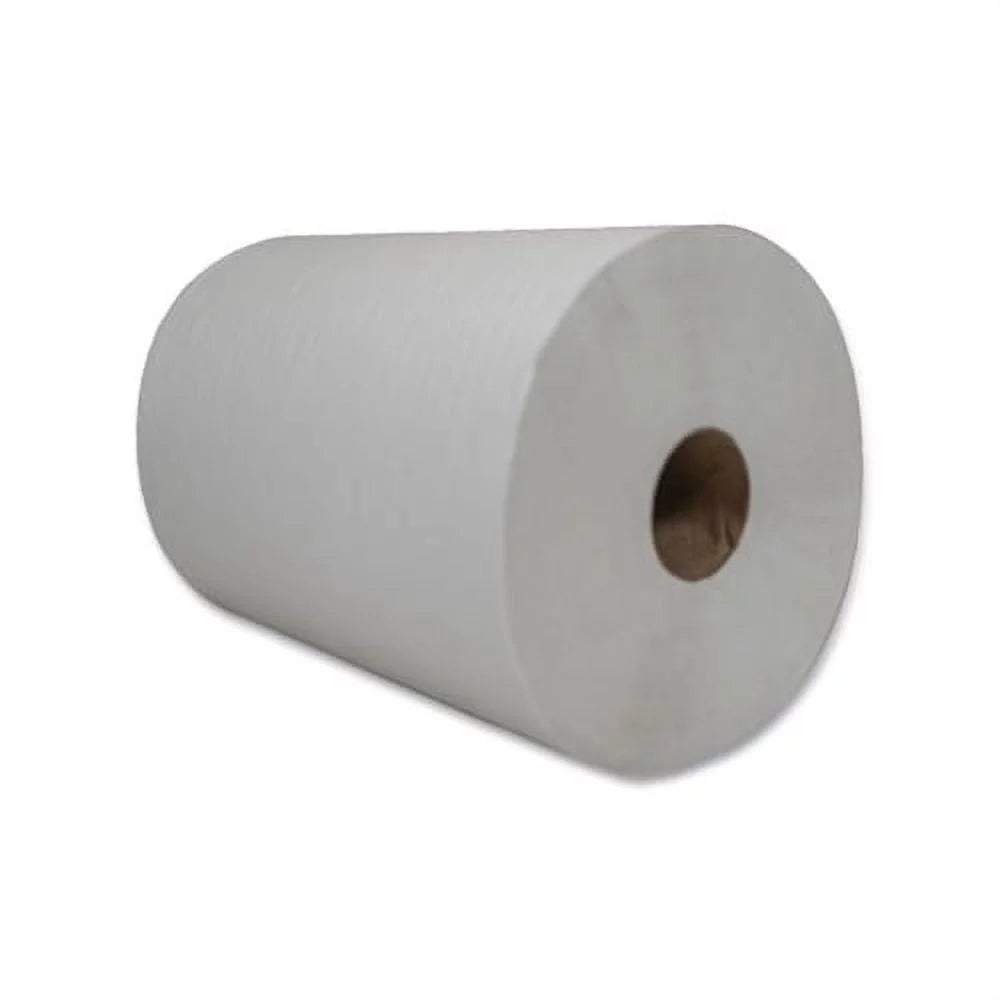 10" MORCON TISSUE 10 Towels Roll 6 x 1-Ply, Rolls/Carton White, Inch 800 ft,