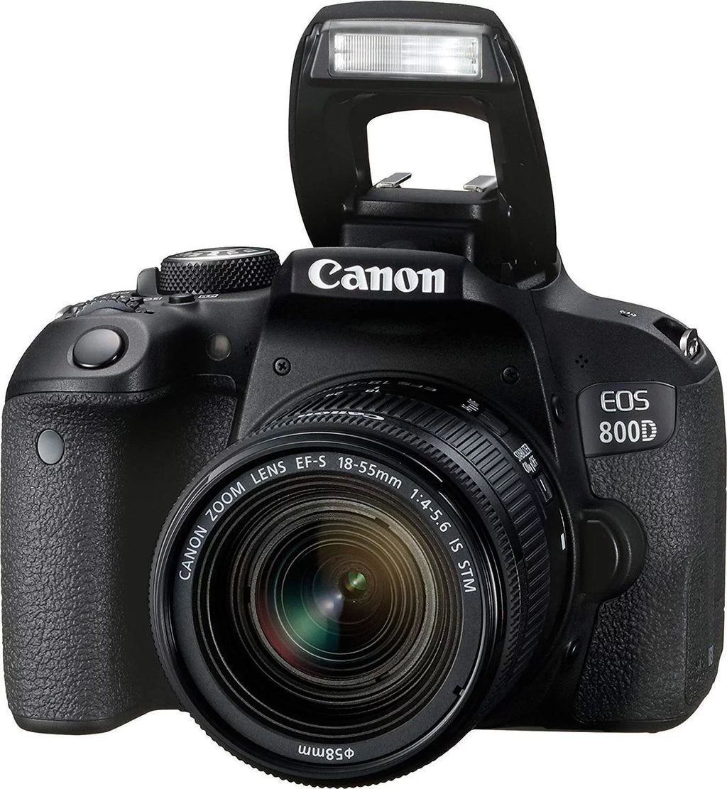 T7i) Lens Filter 3PC STM Canon 18-55mm Card 32gb 800D + Bundle EOS (Rebel SanDisk Kit SD IS