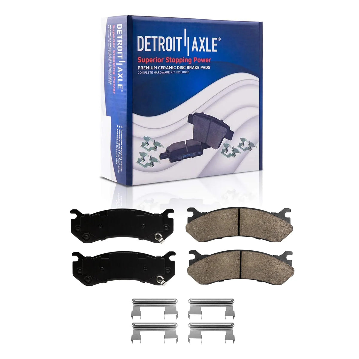 Yukon Detroit Tahoe Brake GMC Kit 1500 Disc Chevy Suburban Ceramic Pads: Rotor - Replacement Brakes Sierra Front Axle Savana 12" Rotors Silverado for Brake Express Avalanche