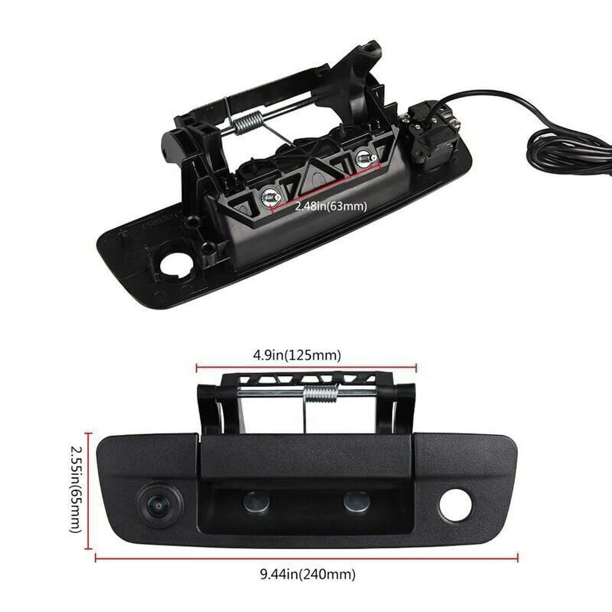 & Compatible (10-19) Safety Camera 3500 (09-17) Ram Backup Handle with 2500 with Dodge Tailgate – Enhance 1500