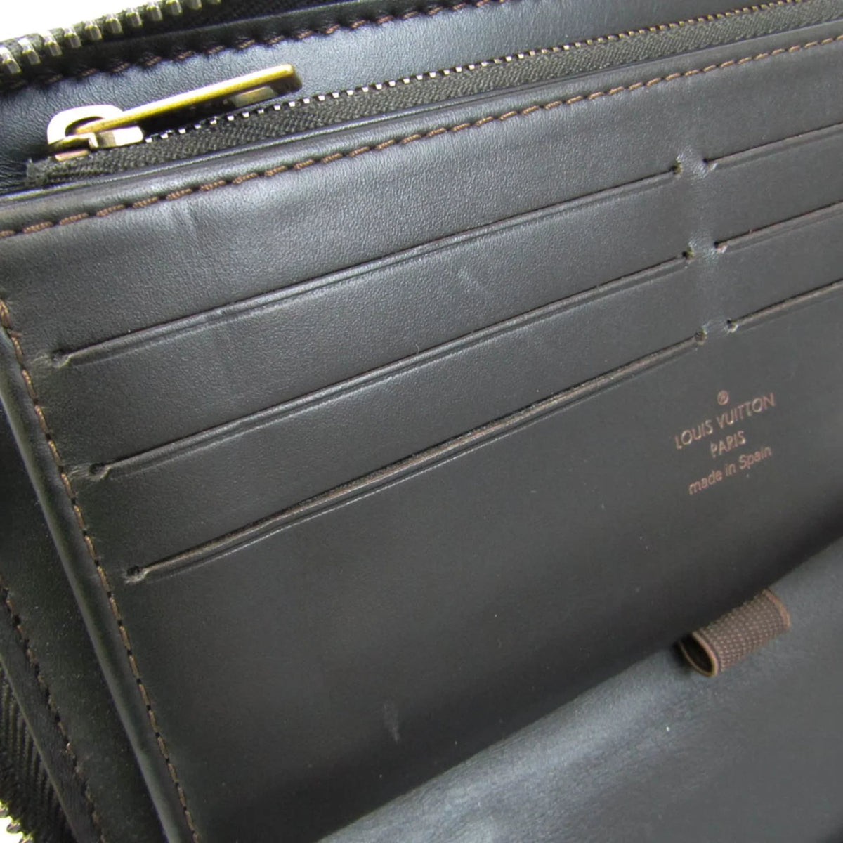 (bi-fold) M97025 Wallet Zippy Coffee Utah Organizer (Good) Pre-Owned Utah Men's Leather Long