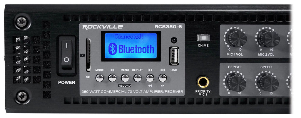 Commercial (10) 85M Landscape 70v Speakers+Amplifier exterior 5.25" CONTROL JBL