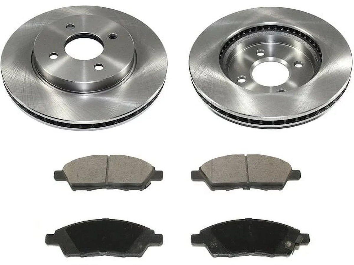 2018 2017 Rotor with 2016 Compatible 2015 Front Kit 4-Cylinder Pad 2013 2014 - 2019 Versa Nissan Brake and 1.6L - 2012