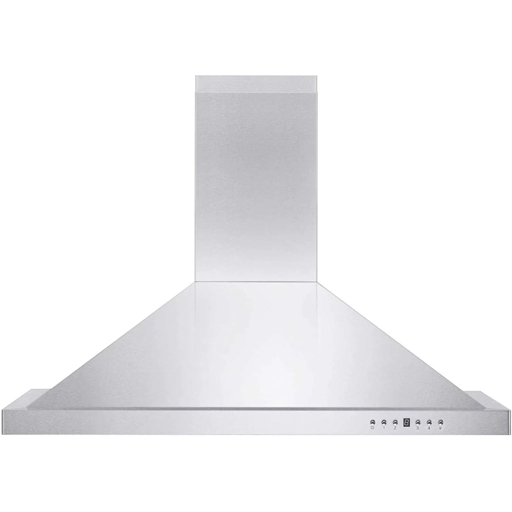 Wall Ductless 48 Inch Steel with LED Range Lights Molding Hood Crown Exhaust CFM Stainless 400 ZLINE KB-48 Mounted and Speed 4 Fans,