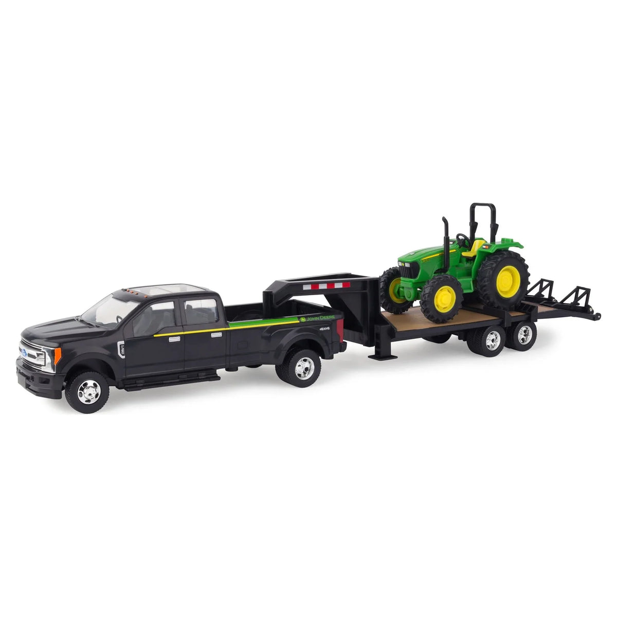 & F350 Deere 1:32 John 2017 Scale Tractor, And 5075E Toy Toy Set, Truck Tractor