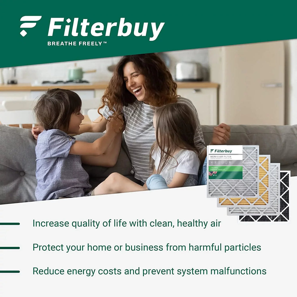 MERV Pleated Filters Air 11 (4-Pack) Furnace AC Filterbuy HVAC 16x36x2