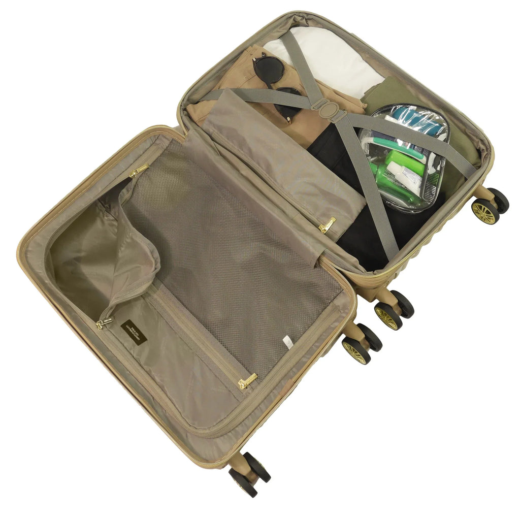 Taupe HARDSIDE 22" SPINNER STELLA
