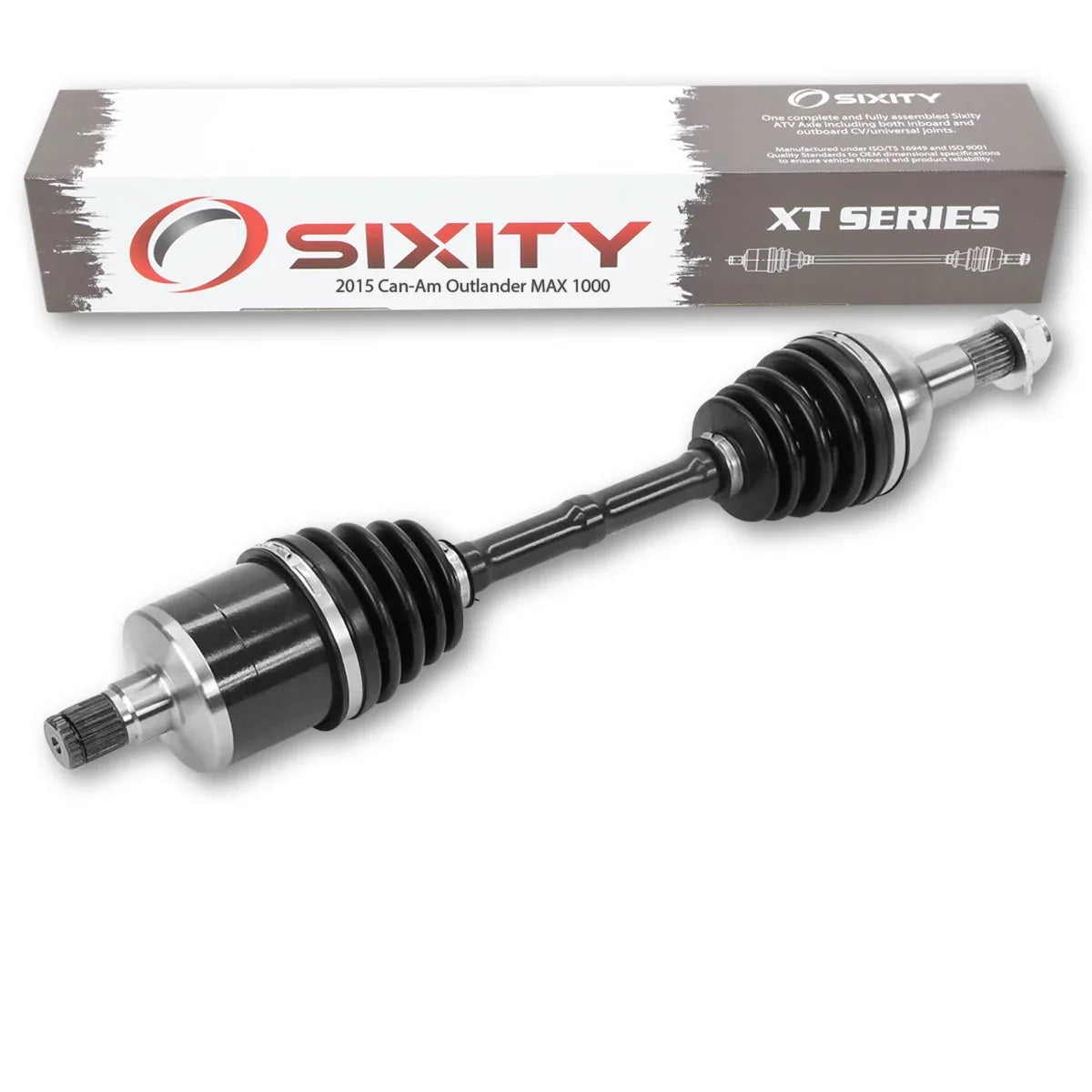 compatible Can-Am STD 2015 Rear XT MAX Outlander Sixity LTD 4X4 with Left EFI - Axle 1000