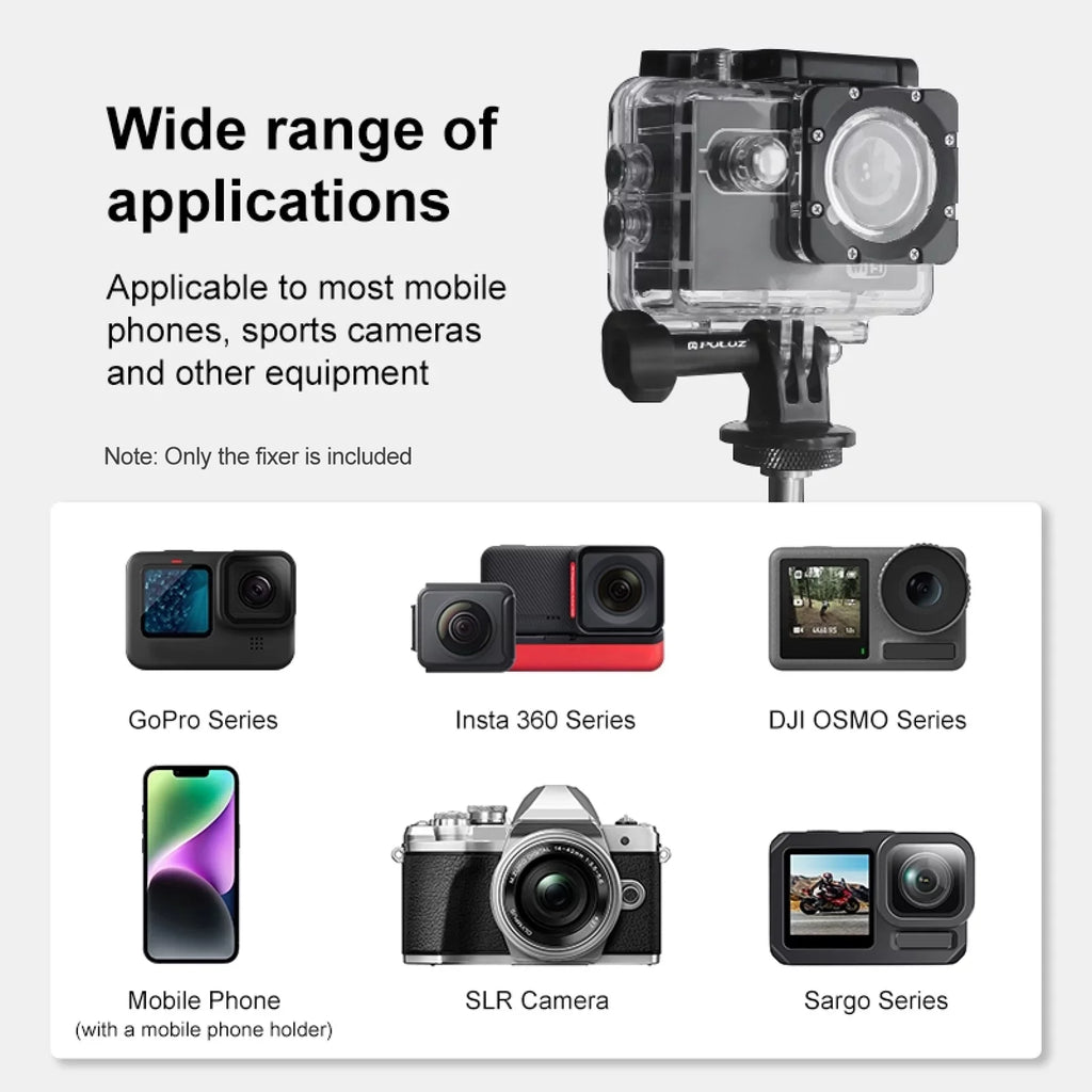 Compatible Camera Mount AKASO DJI Clamp Handlebar ammoon Adapter Mounts Mount