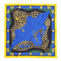 print Used silk Authenticated leopard CELINE Celine large multicolor scarf