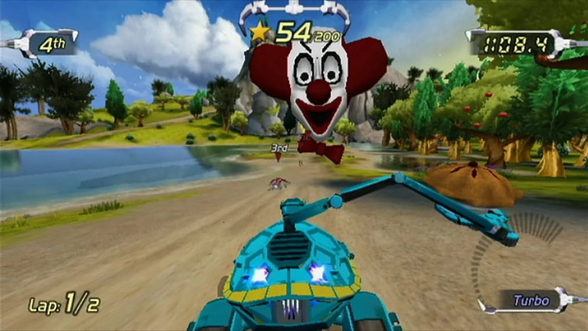 '- Excitebots: Nintendo Wii Racing Trick