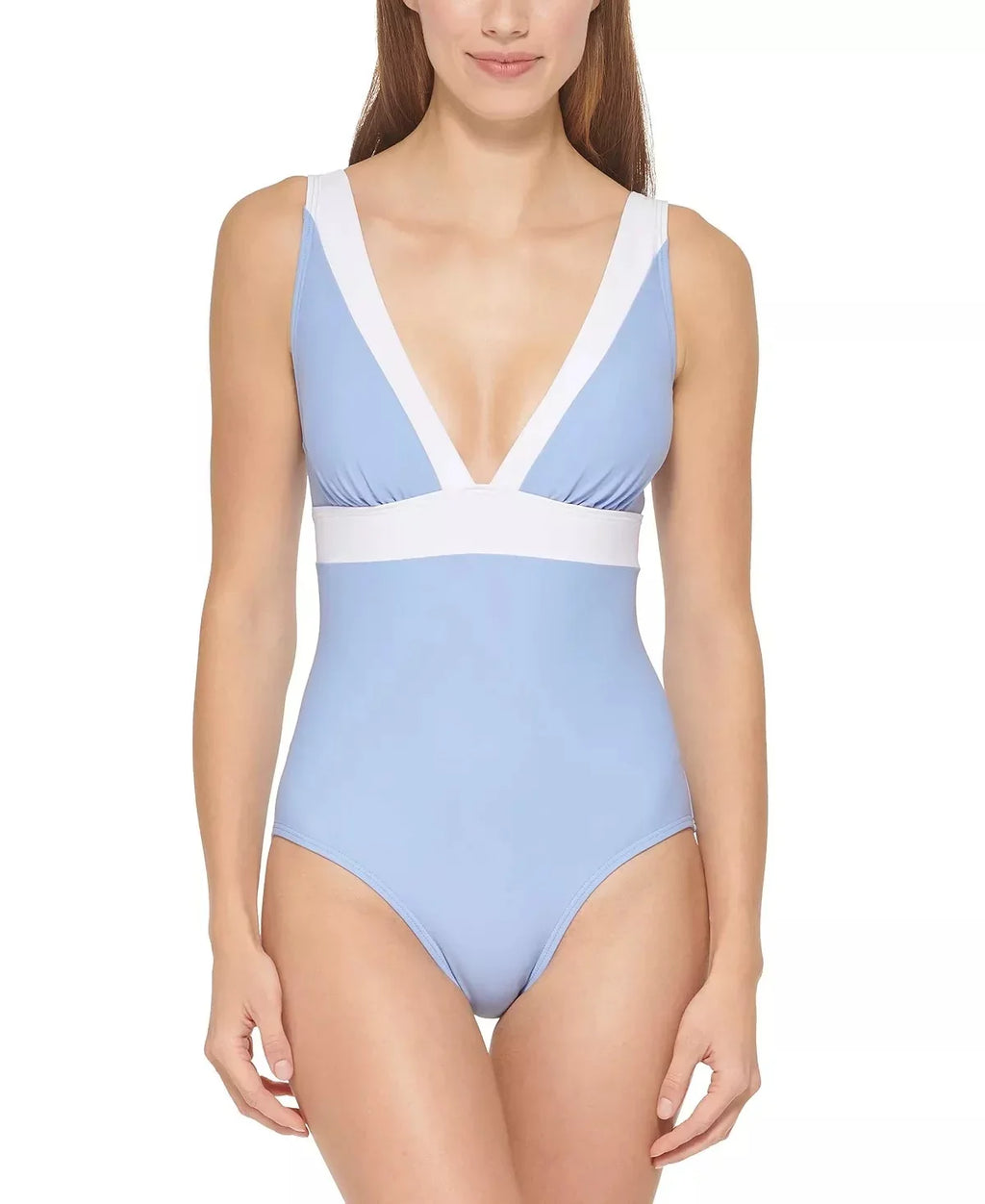 One-Piece HYDRANGEA US Deep Swimsuit, DKNY V-Neck 4