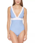 One-Piece HYDRANGEA US Deep Swimsuit, DKNY V-Neck 4