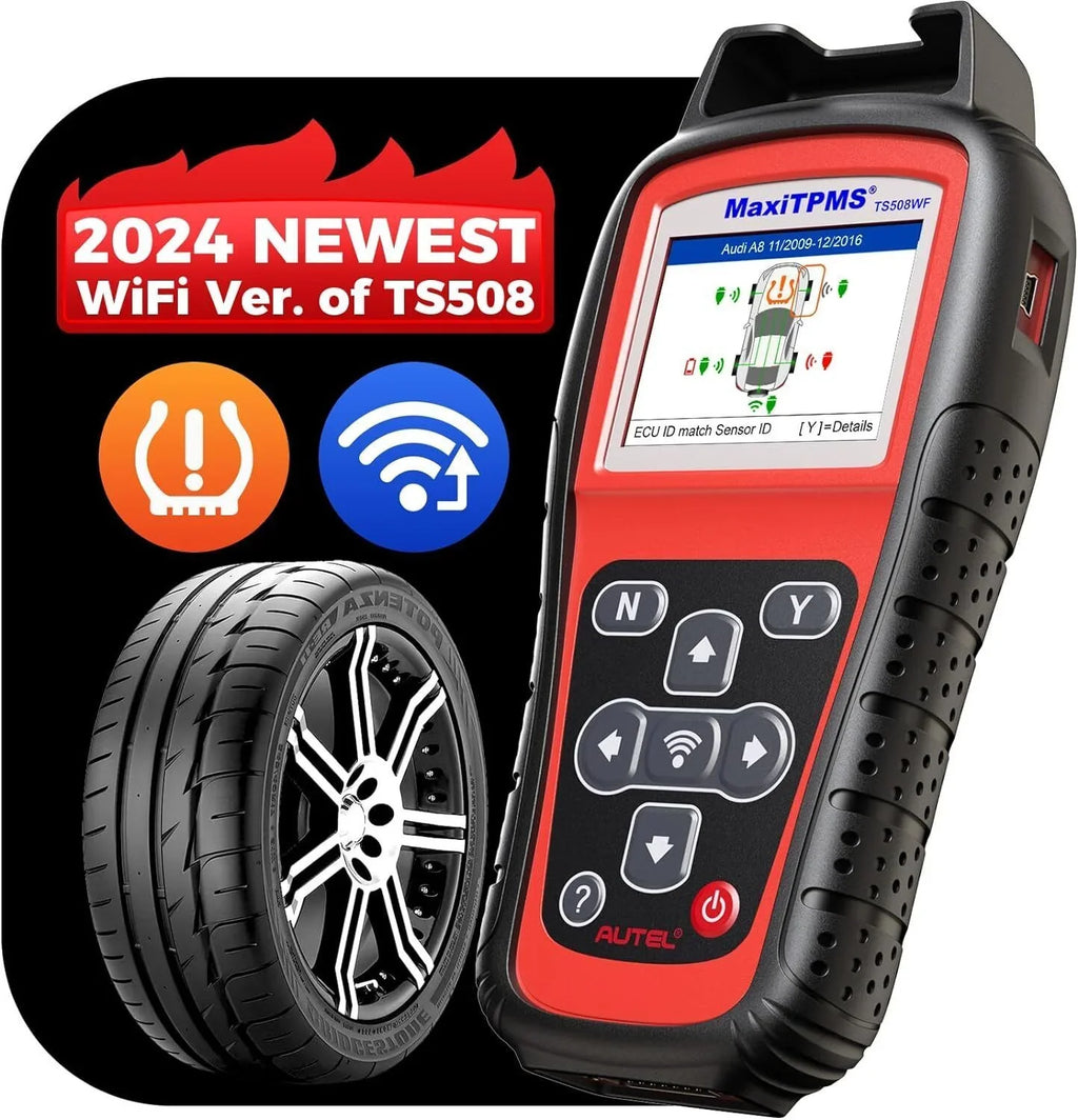Relearn/Activate Programming TPMS Scan TS508WF TPMS of Tool Tool Upgraded MaxiTPMS TPMS TS408 Sensors, Autel TS508 Read/Clear DTCs, Reset All
