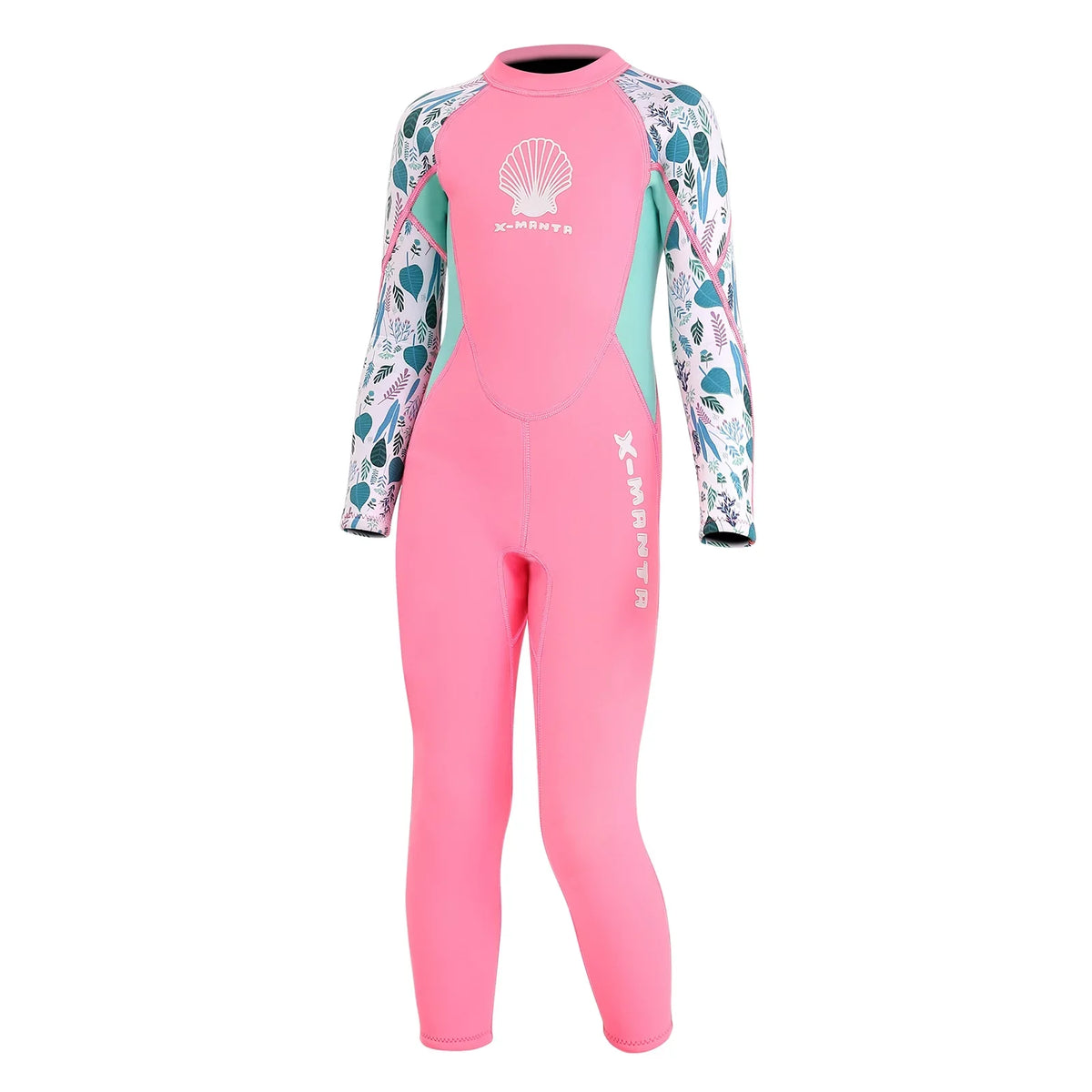 Piece One Long Surf Quick X-MANTA Swimsuit - Sleeve Girls - Suit Wetsuit Zipper Diving Back Dry for with
