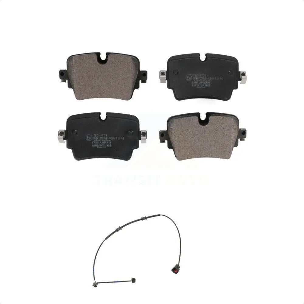 Disc - 2016 Ceramic With Jaguar Kit Transit Sensors 5.0L Rear And Pads Auto KTW-101169 Wear 7 For Iron Project with Cast F-Type Brake