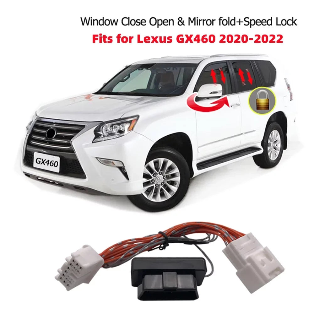 Speed Closer Lock Open Car for Side and Unfold 2022 Kit 2021 Window Lexus Auto Folder Device GX460 2020 OBD Mirror