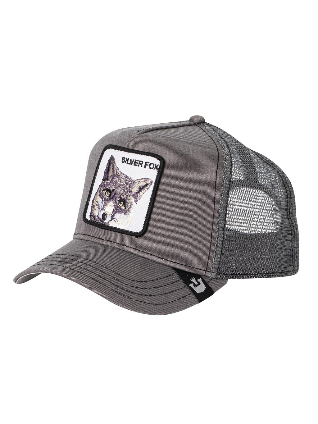 Silver The Fox Trucker Bros. Grey Goorin Cap,