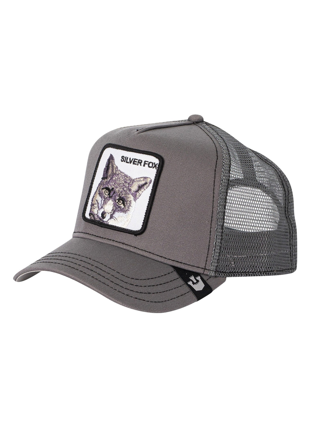 Silver The Fox Trucker Bros. Grey Goorin Cap,