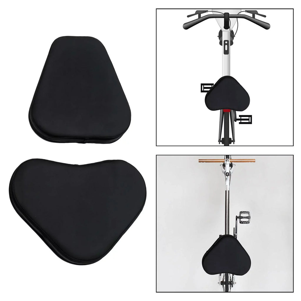 Exercise Bike for Seat 16cm with 12cm Saddle Black Bike Support Back Cushion Road Cover Mountain