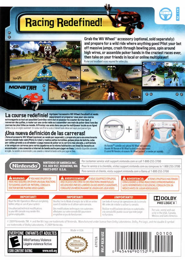 '- Excitebots: Nintendo Wii Racing Trick