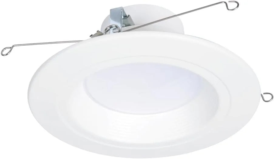 Baffle Matte Recessed Warm, CCT Selectable Lumens Retrofit to HALO 900/1200 Light Retrofit Downlight, Ceiling Dim Lumens, and RL Trim, Selectable LED Series Shower inch White & 5/6