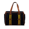 (Good) Bag Cabas Hermès Tote Wool Unisex Fabric Camail Pre-Owned Authenticated Blue