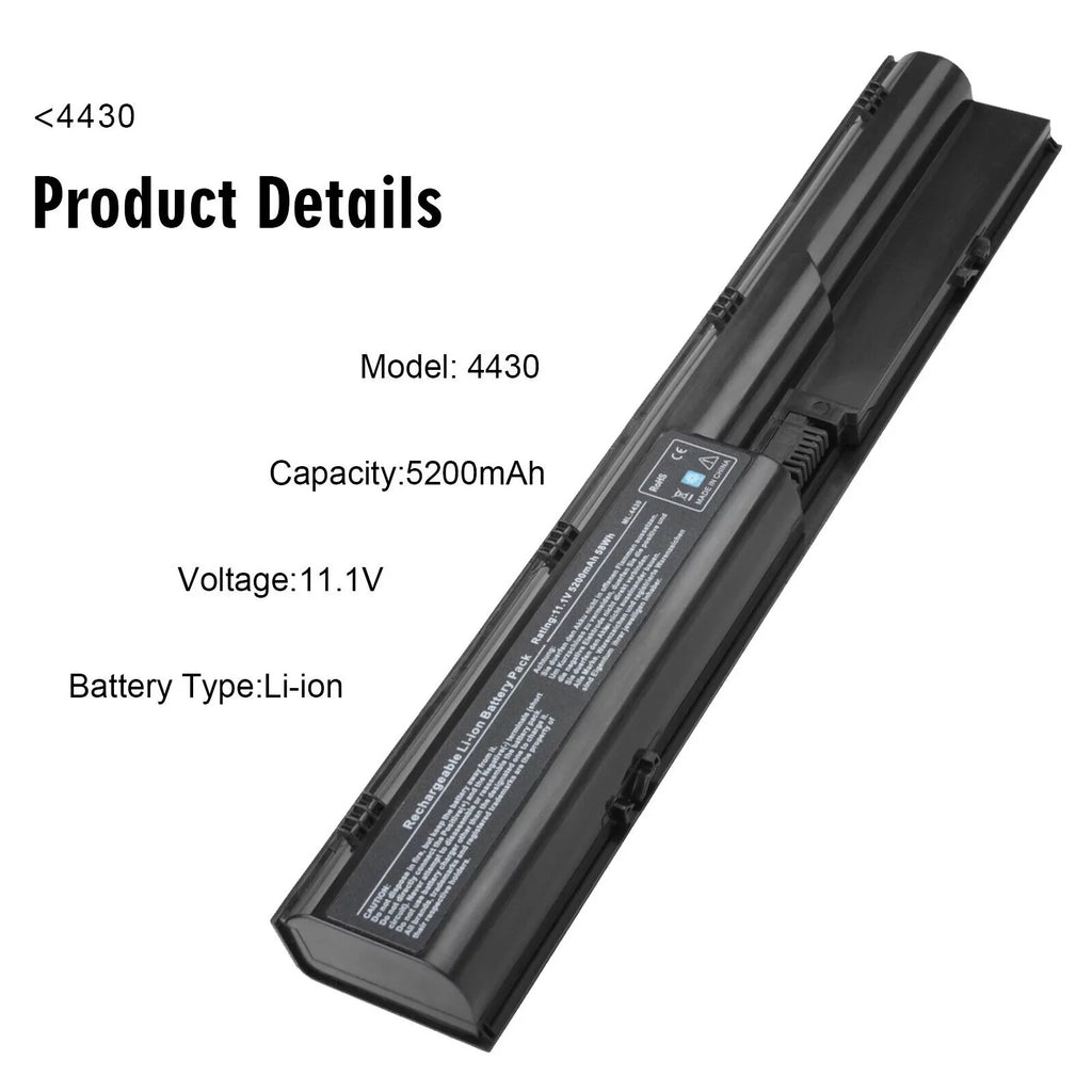 PR06 4540S Probook For 650938-001 4430s Battery HP 633805-001 4440S 4330s 4530s