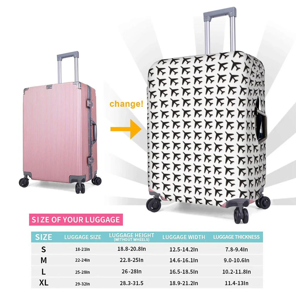 Cover Suitcase Suitcase Luggage Cover Kll Airplane Protector-X-Large