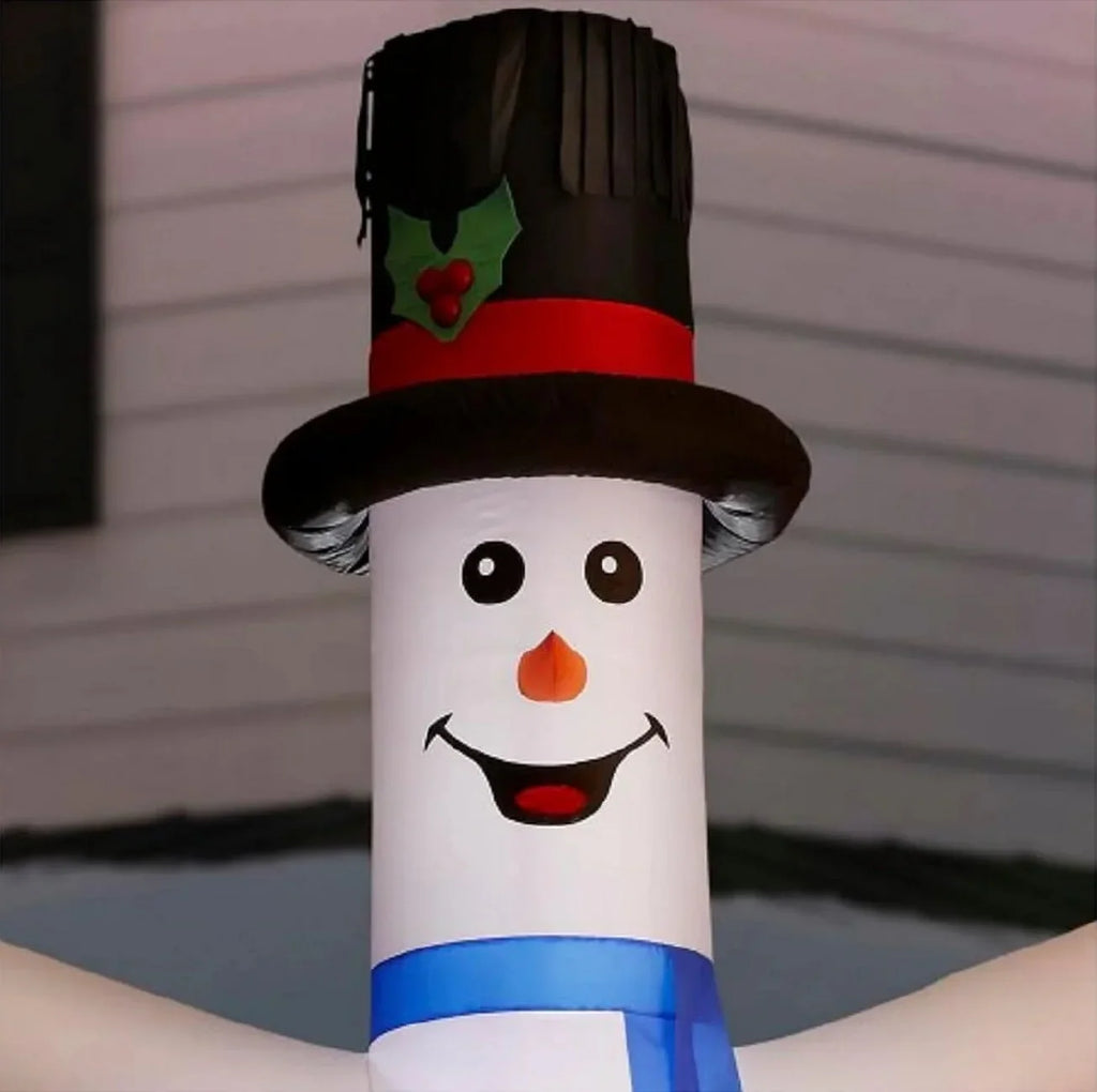 Snowman Wire 9070602 Jiggler White in. 144 Gemmy Jolly Inflatable,