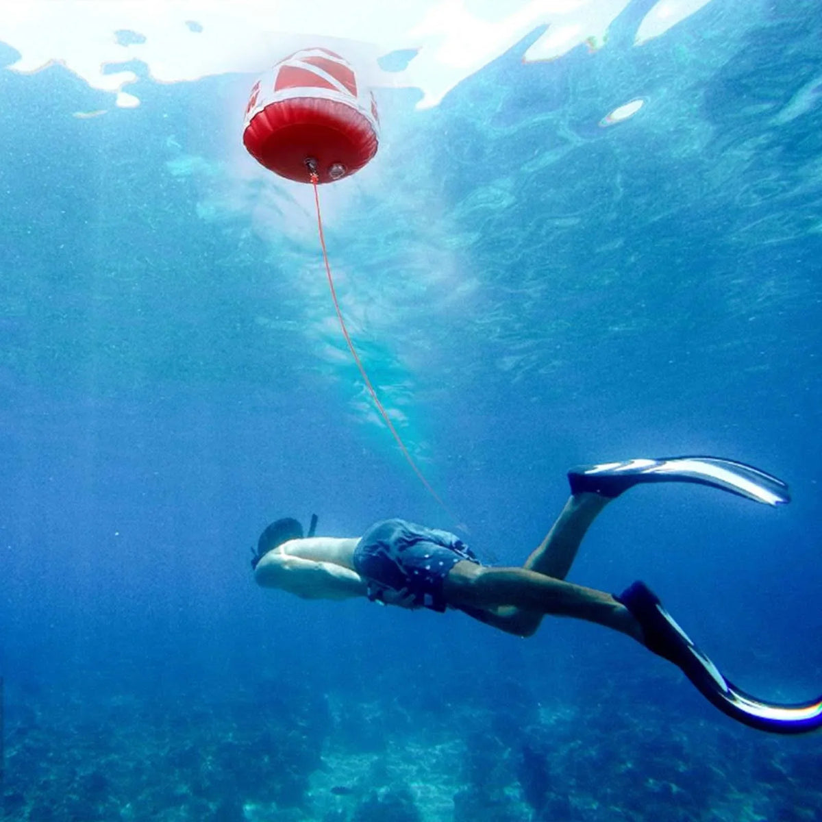 , Dive Visibility Float AMLESO Surface Float Buoy ing, Dive Flag Flag Diving, High Floater Inflatable Fishing for