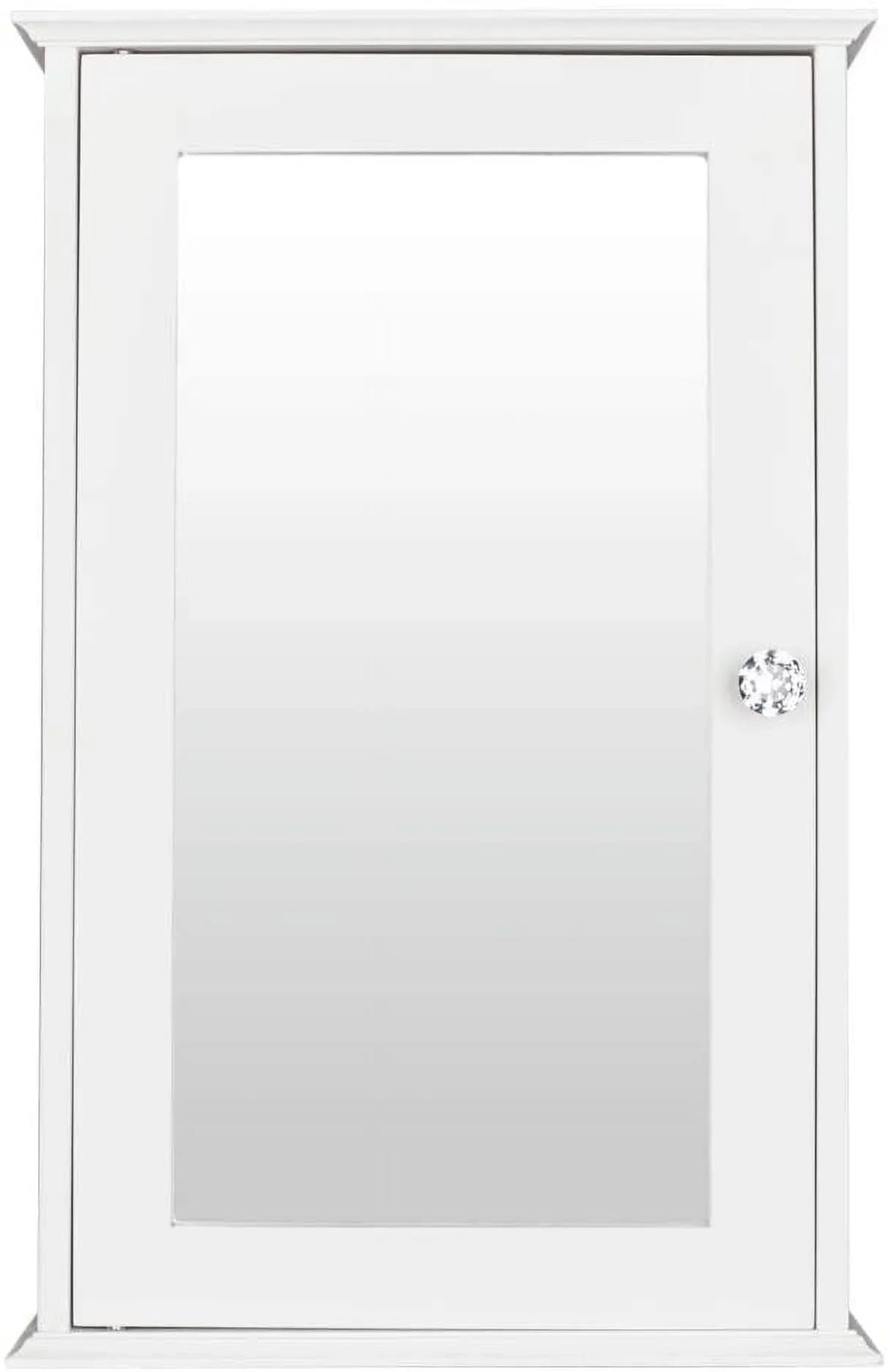 Organizer Bathroom Storage Door 2 White Single Wall Adjustable Mount BSL Cabinet with and Medicine Shelves Cabinet Mirrored