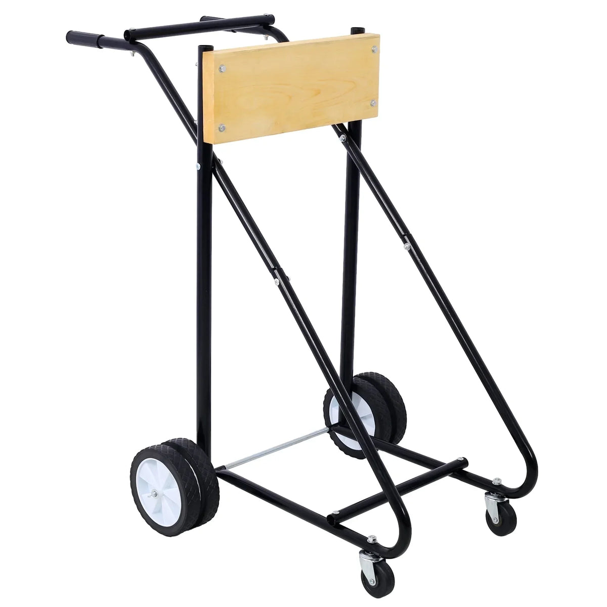 Boat Outboard Steel Easy Stand, with Wheels Capacity, and Mobility 315lbs Garage for Storage Perfect for Maintenance Motor -