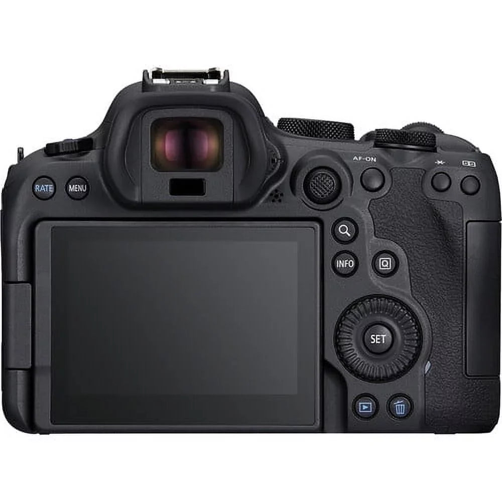 More 2 LED Memory + + Case + Lens Software Corel R6 x II Photo EOS External Charger 64GB + 24-105mm + Canon Battery Card (5666C011) Card Mark Light Camera f/4 Mirrorless Reader + with + + LPE6