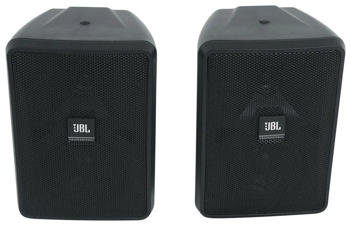 3" Black JBL + Speakers Commercial 70v Wall Amp 23-1 Indoor/exterior (4) Control