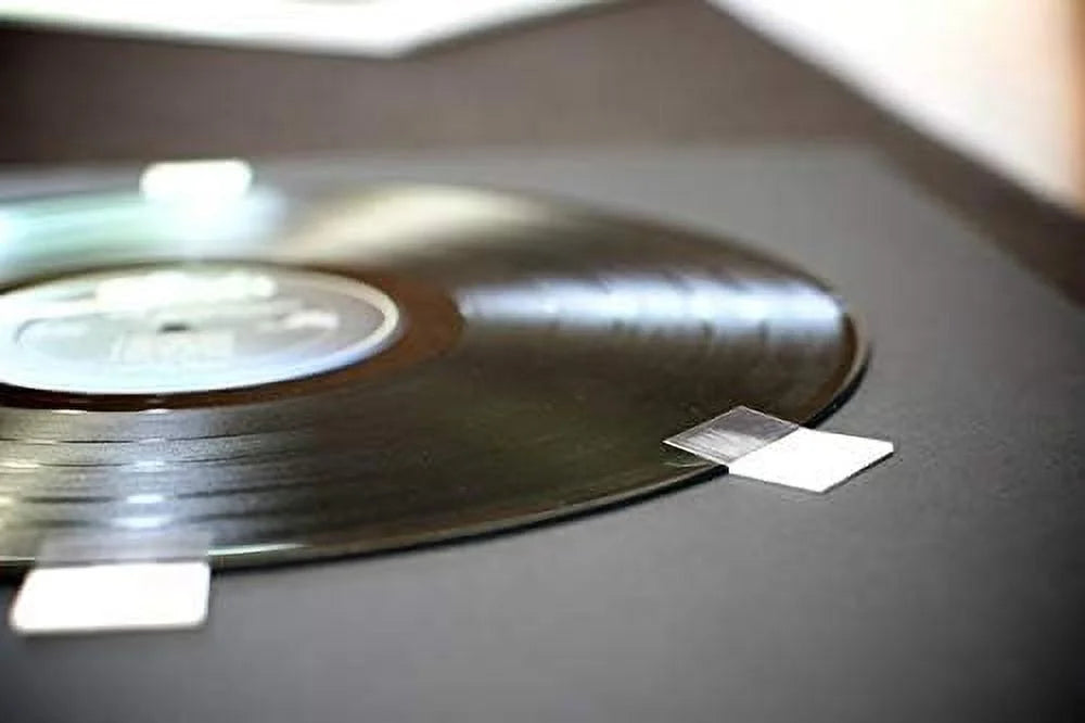 (Brushed Vinyl Silver LP Frame Frame) Disc / 12" Black Matting Picture Record Display
